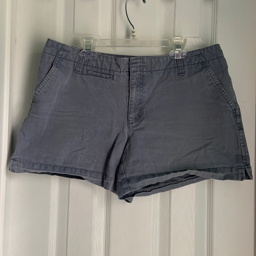 Old Navy Blue Khaki Material Women’s Shorts Size 10